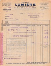 1947 SOCIETE LUMIERE A PARIS - M. COMPAIN A CIVRAY