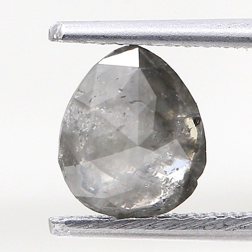 Diamant naturel poire rose cut - diamant,