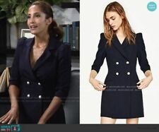 Zara Marine Bleu Dress Blazer