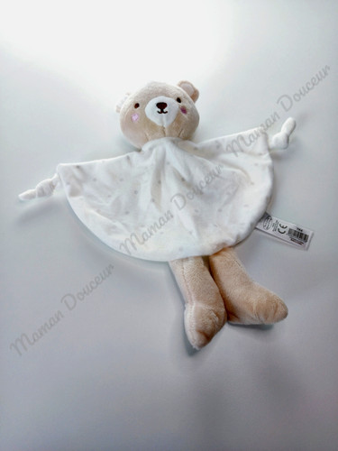 Doudou plat rond - plat, hochet