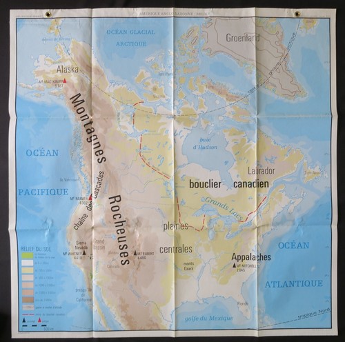 Carte géographie école