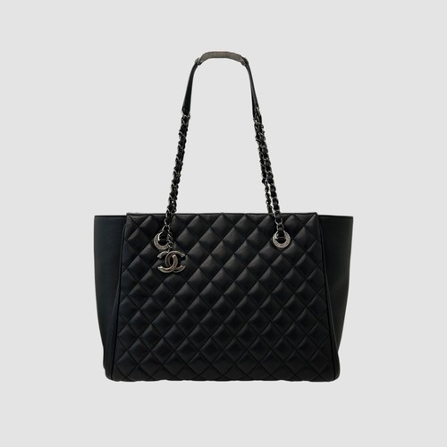 Chanel sac shopping noir - chanel, en