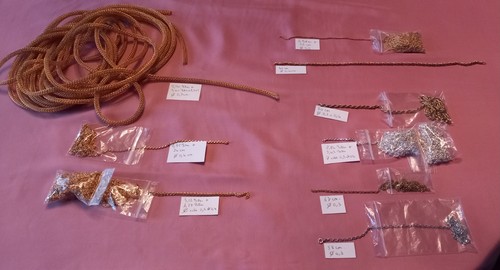 Lot chaines dore argente - chaines,