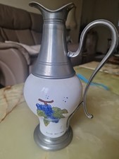 Pichet Etain et Porcelaine -