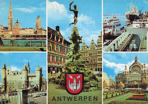 Belgique anvers fontaine brabo - fontaine,