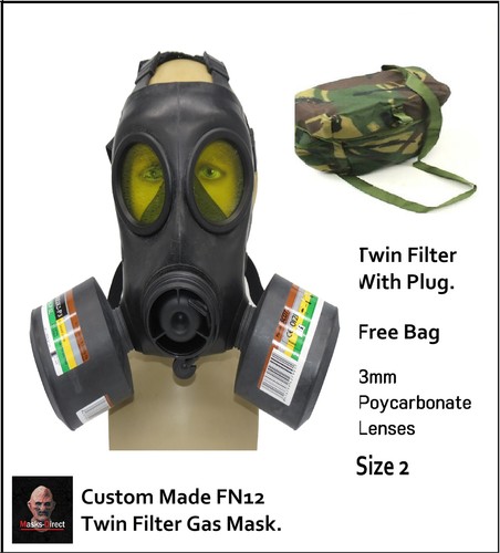 Fn12 gas mask twin - gas, filter