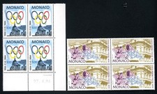 MONACO Collection de 2 Bloc de