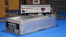 Z  MÄRKLIN MINI-CLUB 8600 - WAGON COUVERT RÉFRIGÉRÉ TRANSPORT "LA VACHE QUI RIT"