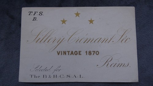 Ancienne etiquette champagne - etiquette,