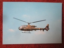 CARTE POSTALE POSTCARD ARMEE DE L'AIR HELICOPTERE AEROSPATIALE GAZELLE 