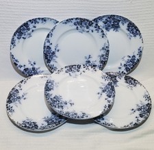 6 assiettes plates de St Amand