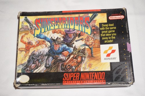 Sunset riders super - sunset, nintendo