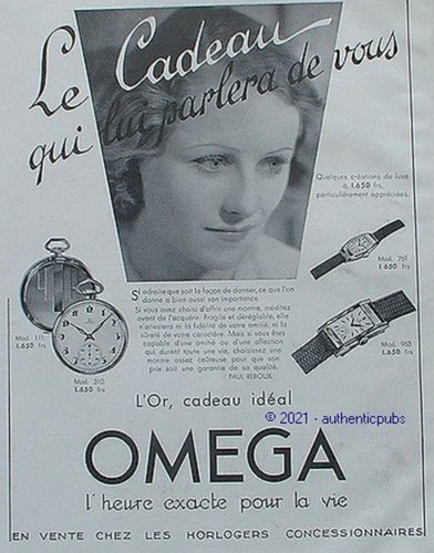 Publicite omega montre - publicite,