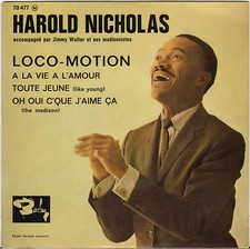 HAROLD NICHOLAS "LOCO-MOTION" 60'S EP BARCLAY 70 477
