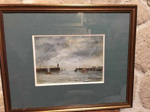 Tableau aquarelle marine - tableau,