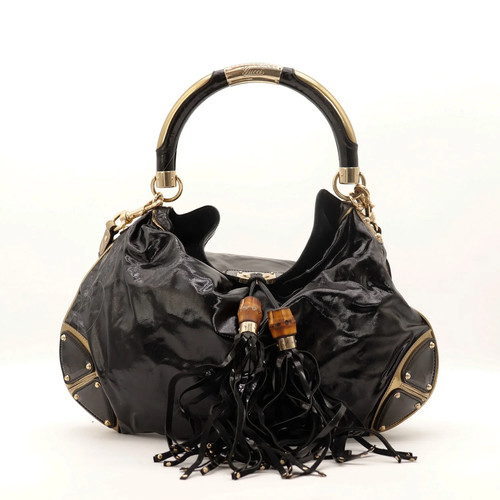 Sac gucci indy hobo cuir - hobo, verni