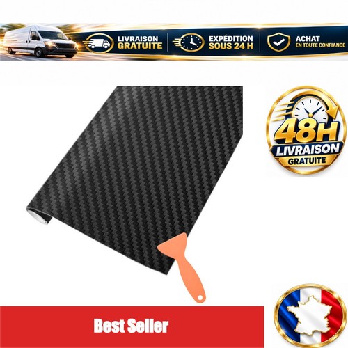 Film vinyle fibre carbone - vinyle, de