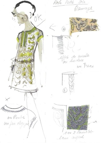 Dessin mode croquis pour - dessin,