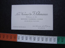 Ancienne Carte de Visite commerciale LEHMANN Paris Bronzes Marbres Ivoires
