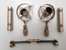 Microphone vintage NEUMANN KM 84 I , la paire avec 2 supports de choc et 1 baret