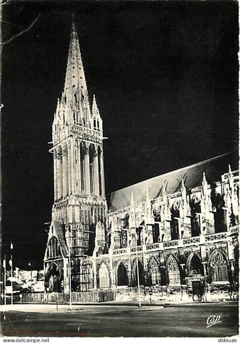Carte postale caen - carte,