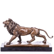 Sculpture Lion en bronze sur