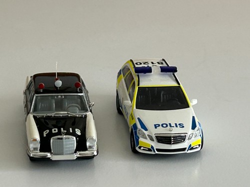 Police suédoise mercedes - 1/87,