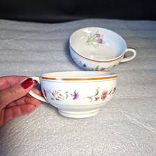 🔅 2 grandes tasses déjeuner en Porcelaine limoges