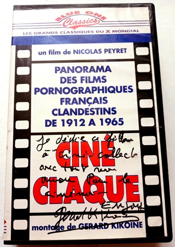 Vhs ciné claque blue one - claque,
