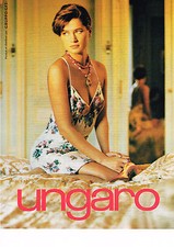PUBLICITE ADVERTISING 064  1991  UNGARO    lingerie de nuit fond de robe