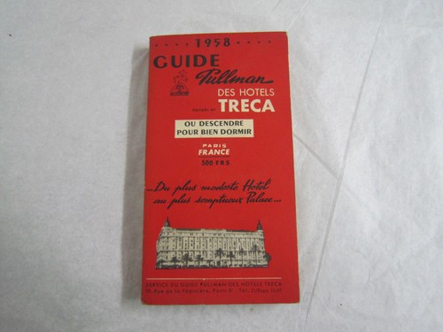 Guide pullman rouge - guide, 1958
