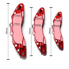 CACHE ÉTRIER De Frein en Aluminium AUDI TT A1 A2 A3 A4 A5 A6 Q3 Q7 RS Universel 