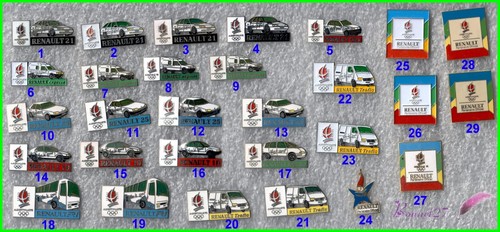 Pin renault albertville - pin's, jo