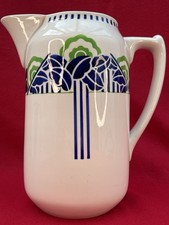 Broc de Toilette Sarreguemines Modèle Roxane Style Art Déco vers 1930 Vintage