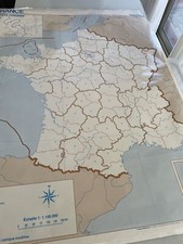 Carte scolaire ancienne de la FRANCE/7052V3