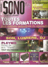 SONO MAGAZINE N°291 PLEYMO & HARD ROCK SUBTIL / JBL VERTEC 4887 / DIAMOND CUT