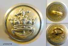 BOUTON  ANCIEN  17 mm Marine