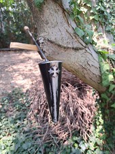 FLAMBADOU croix occitane en Relief + manche bois industriel