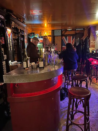 Vieux zinc 1950 - comptoir, bar