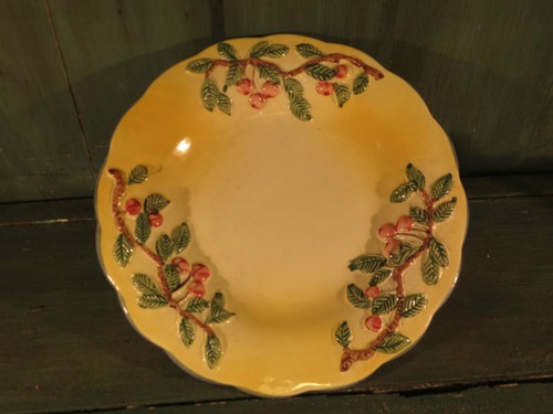 Assiette style barbotine - style,