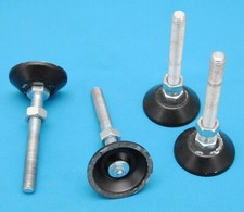 Lot jeu de 4 pied vérin à vis pour établi machine filetage M12 acier ( ZE106 )