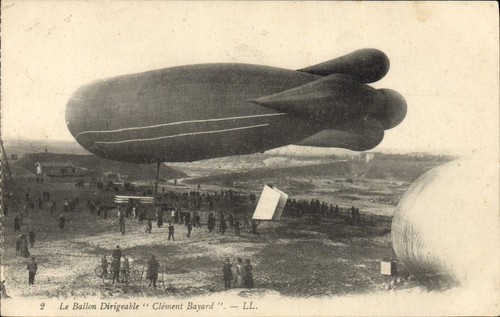 Ballon dirigeable clément - dirigeable, "clément