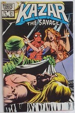 COMICS KA-ZAR THE SAVAGE 21