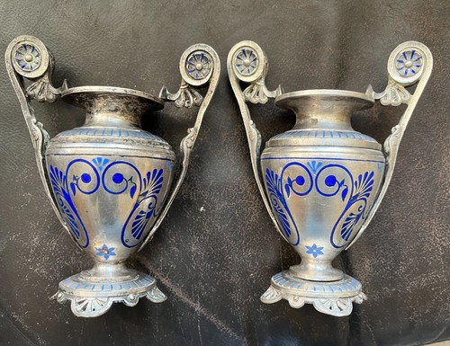 Vases bronzes emmaillés 19 - bronzes,