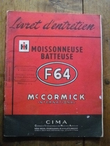 Mccormick moissonneuse - ,