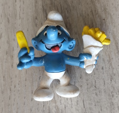 Figurine schtroumpf cornet - schtroumpf,