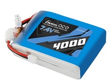 Batterie Gens Ace LiPo 4000mAh 7.4V 2S1P pour émetteur (futaba, spectre)