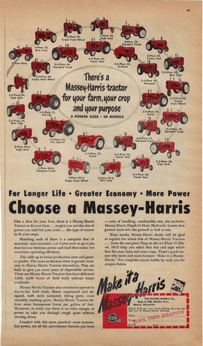 Massey harris choose a - massey,