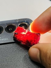 Grenat rouge naturel brut non