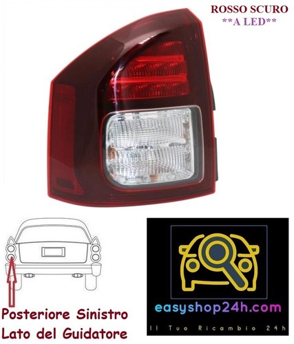Feu arriere gauche led - arriere,